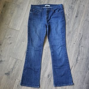 Levi's Bootcut 515 Jeans Dark Blue Wash {10M}